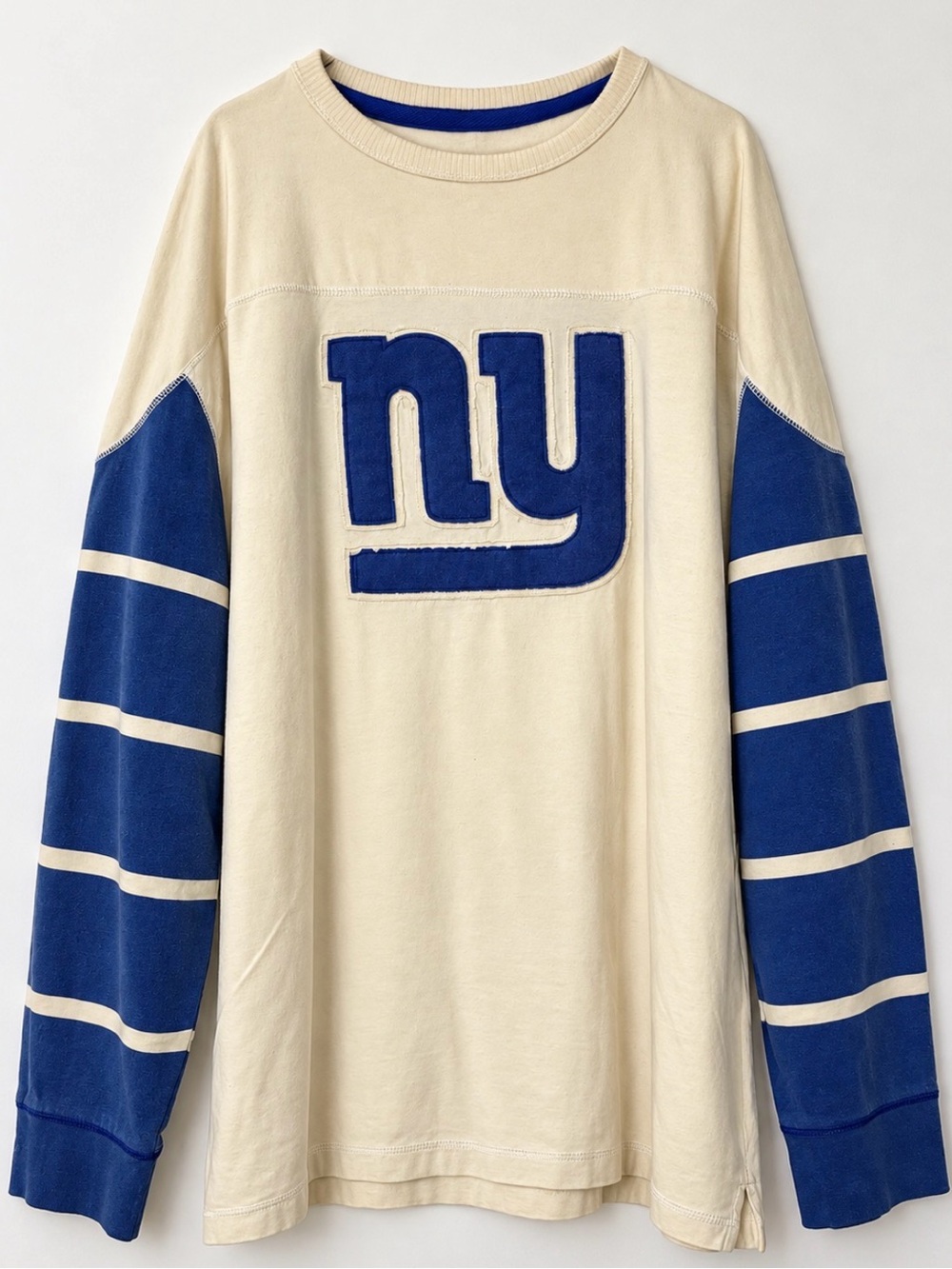 Mitchell & Ness Giants long-sleeve shirt, size 4XL